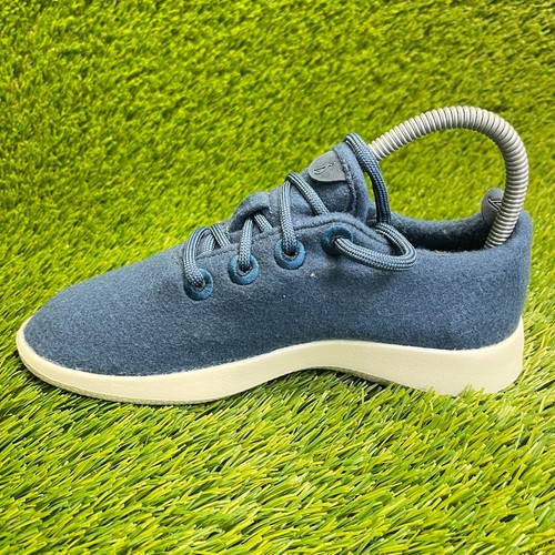 Allbirds Wool Runners Womens Size 5 Blue White Athletic Running Shoes Sneakers - Picture 2 of 10