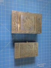 Rose Embossed Aluminum Oxidized Set Of 2 Nest...