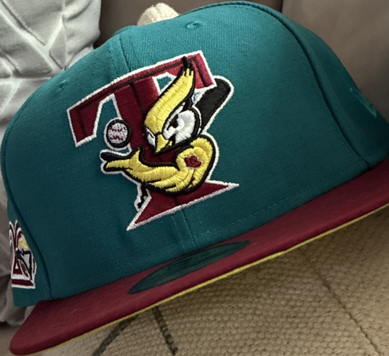 New Era Toronto blue jays 20th Anniversary Teal Burgundy Yellow Baseball Cap