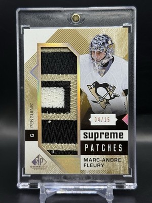 2016-17 SP Game Used Marc Andre Fleury Supreme Patches /15 Game Used Patch