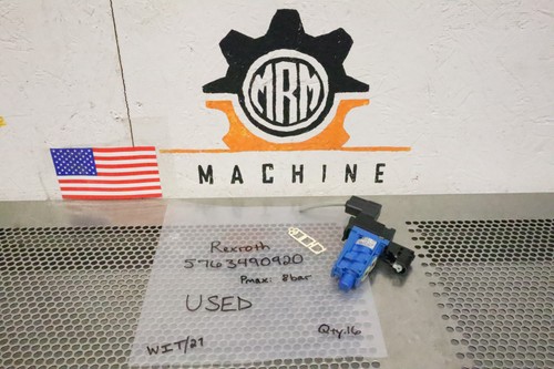 Rexroth 576 349 092 0 Solenoid Valve Pmax: 8bar Murr Elektronik 24VAC/DC 4A Coil