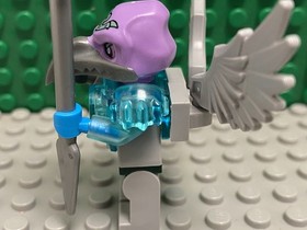LEGO Chima Vardy Minifigure Vulture Tribe Wings Ice Armor Spear 70146
