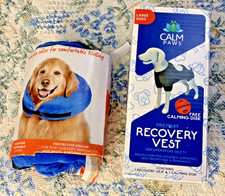 Large Dog Surgery Recovery Suit Anti-Lick  Non-Cone-of-Shame Protective Collar