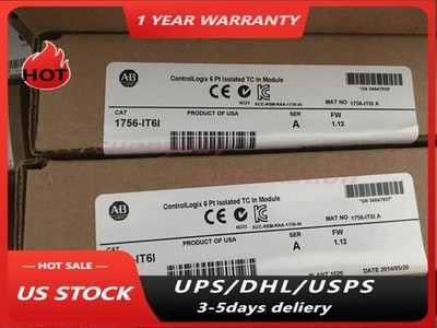 nEW IN BOX Allen-Bredley1756-IT6I /A ControlLogix 6 Point Isolated Input Module