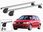 Barres de toit Pour VW Polo 3 Série (6N2) 3 Portes 1999-2003 MENABO Aluminium