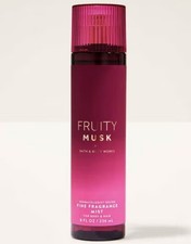 New BATH  BODY WORKS FRUITY MUSK FRAGRANCE MIST BODY SPRAY 8 FL OZ