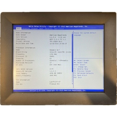 LK4253 Touchpanel Advantech TPC-1582H-433BE