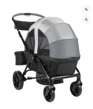 Monbebe Everyday Outings Wagon Stroller, Cobblestone Grey, Toddler, Unisex. NEW
