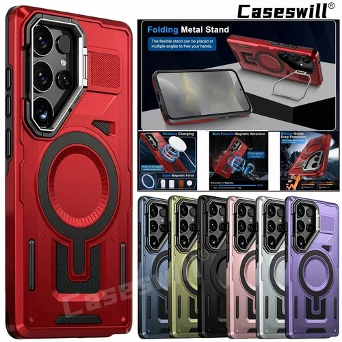 For Samsung Galaxy A17 A27 A37 A16 A36 A56 A15 5G Shockproof Magnetic Case Cover