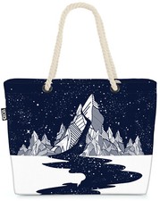Borsa VOID fiume paesaggio montagne luna fiume paesaggio montagne luna