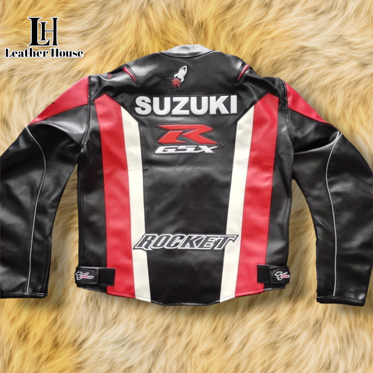 Suzuki Rocket GSXR Motorcycle Racing Jacket Suzuki Racing Suzuki Rocket GSXR Motorcycle Racing Jacket Suzuki Racing