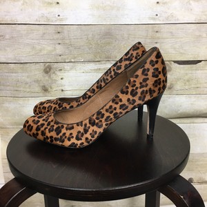 Corso-Como-Womens-Leopard-Animal-Print-Calf-Hair-Heels-Pumps-Size-11