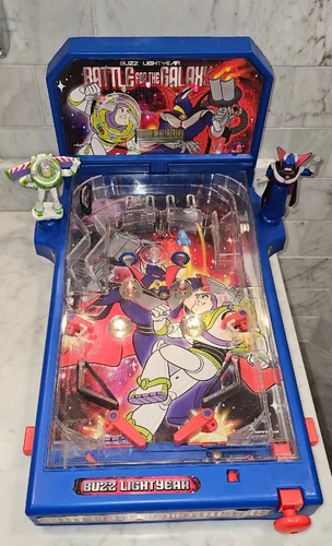 Toy Story Tabletop Pinball Machine "Buzz Lightyear Battle For The Galaxy w/ Box