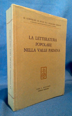 Volksliteratur im Poeartal. Olschki 1972. Folklore Tagung