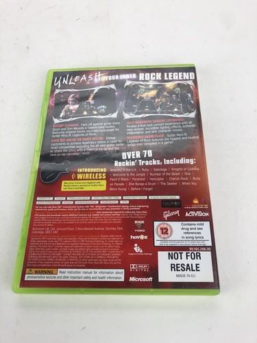 fundament Verlating Literatuur Xbox 360 Guitar Hero 3 Legends of Rock Rare PAL EU UK Version 5030917049255 | eBay fundament Verlating Literatuur Xbox 360 Guitar Hero 3 Legends of Rock Rare PAL EU UK Version 5030917049255 | eBay