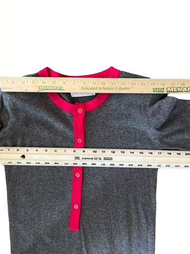 Vintage Pringle of Scotland Cashmere Sweater Pink Gray US Small Eur 34 Soft - Picture 7 of 10
