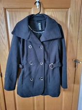 Women's Coat Black Intl D.e.t.a.i.l.s Coat
