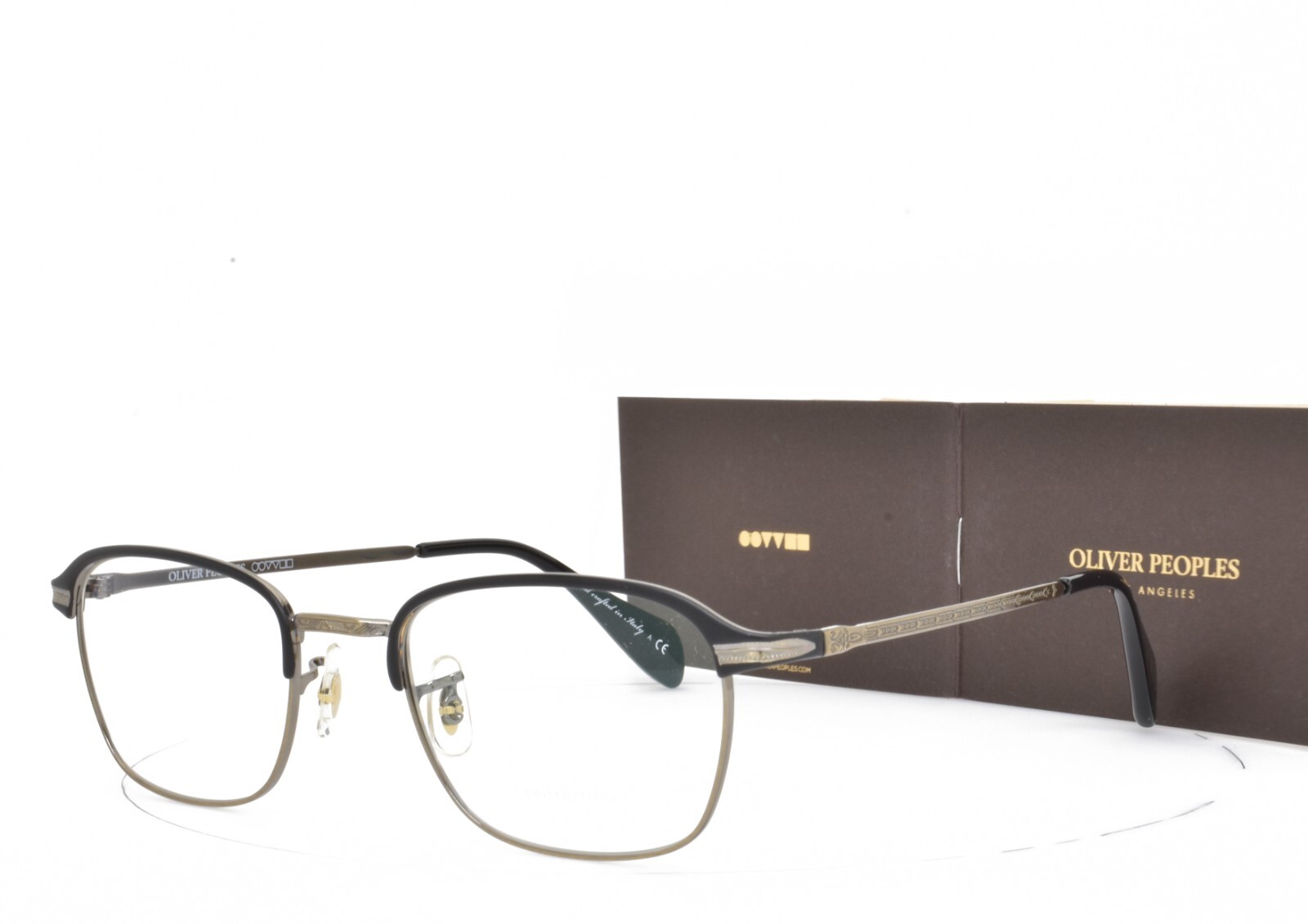 Очки Oliver Peoples SAXTON 5197 50-20-140 черного цвета из античного золота