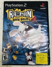 Rayman Raving Rabbids PS2 Brand New Factory Sealed US Version Playstation 2