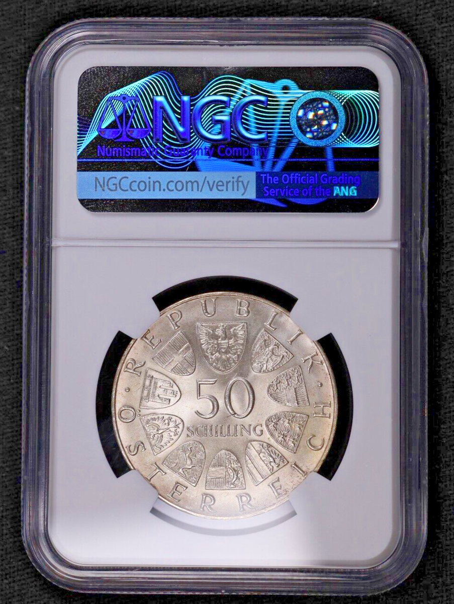 オーストリア 50シリング 0 銀貨1970年sv900 1970年 1 50シリング銀貨