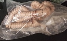 Western Electric Long Modular Spring Phone Cord Beige