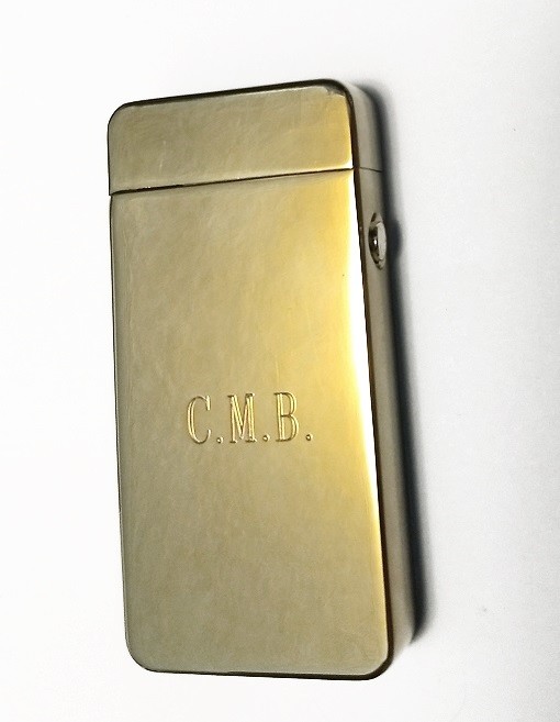 ENGRAVED PLASMA DUAL ARC TESLA COIL USB RECHARBABLE LIGHTER