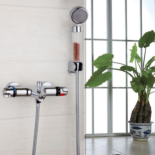 Últimos juegos de batidora de ducha termostática con grifos únicos para ducha de lluvia - Imagen 2 de 5