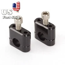 7/8" 22mm Motorcross Pitbike ATV Handlebar Handle Fat Bar Mount Clamps Riser CNC