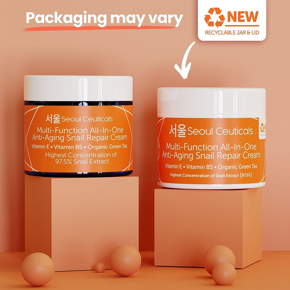 Korean Skin Care Snail Repair Cream - Korean Moisturizer