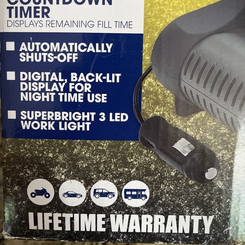 Bomba de neumáticos Victor Autostop™ neumáticos de vehículo pantalla iluminada 5 minutos de tiempo de llenado CR1 - Imagen 3 de 7