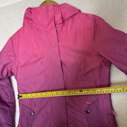 Womens Under Armour Storm Ski Jacket Size S Pink Purple Coat Winter Read - Picture 8 of 15