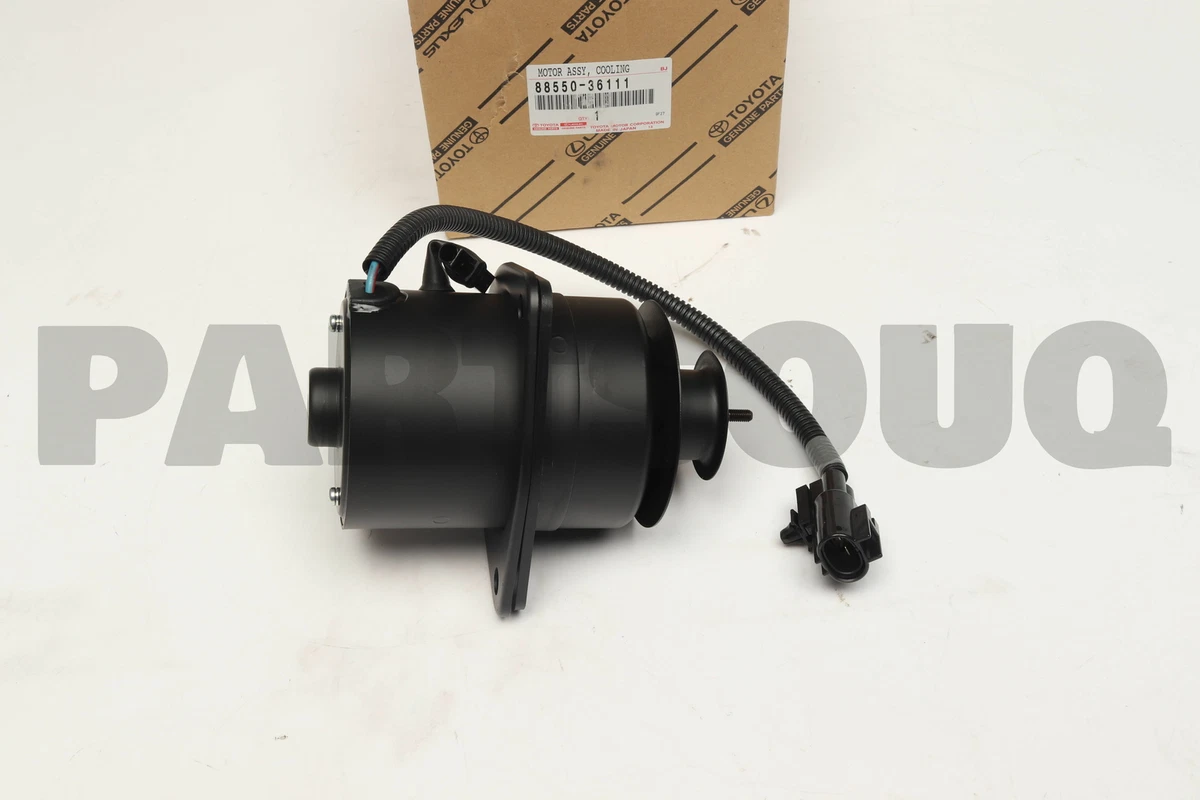 8855036111 Genuine Toyota MOTOR ASSY, BLOWER (FOR CONDENSER) 88550 