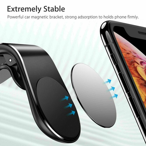 Magnetic Universal Car Phone Holder Clip Air Vent 360° Bracket Mobile Phone GPS - Picture 2 of 12