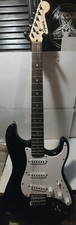 Squire Stratocaster By Fender With Protoge Case, Cable And New Strings
