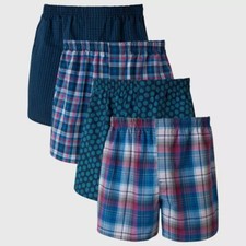    Hanes Premium Men's Stretch Woven Boxer Shorts-Size S-NWT    3 Pcs