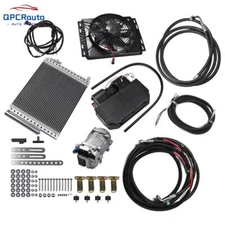 12V Universal Underdash Air Conditioner Electric Auto Car A/C Kit For Van Truck