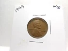 1949 Wheat Penny No Mint Mark-Good to Very Good Condition