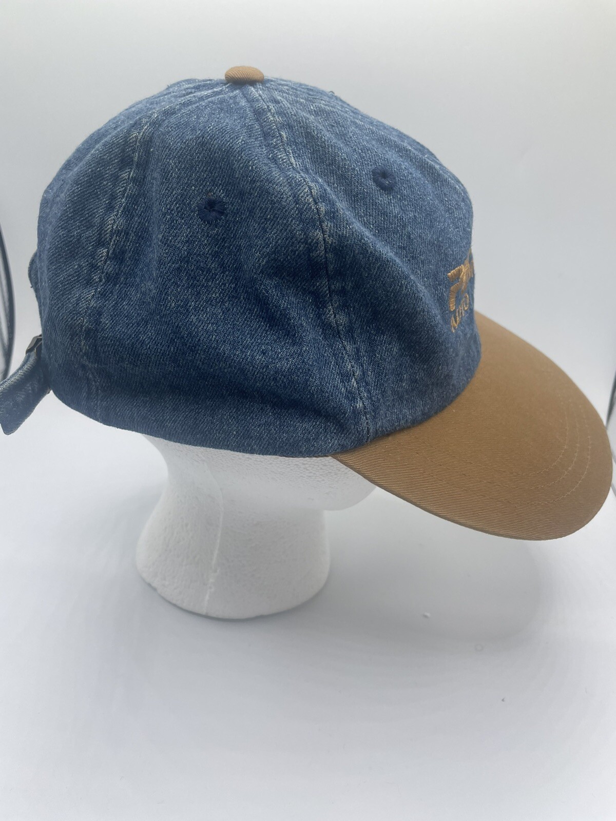 Vintage Dunbrooke python auto security denim stra… - image 5