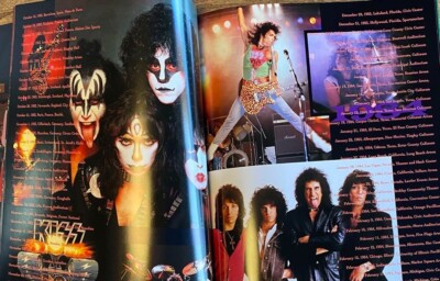 KISS Japan Tour 2001 Concert Program Tour Book with Ticket Stub