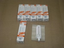  6 NEW Osram DULUX T/E 26W 26 Watt Compact Florescent Bulbs GX24q-3