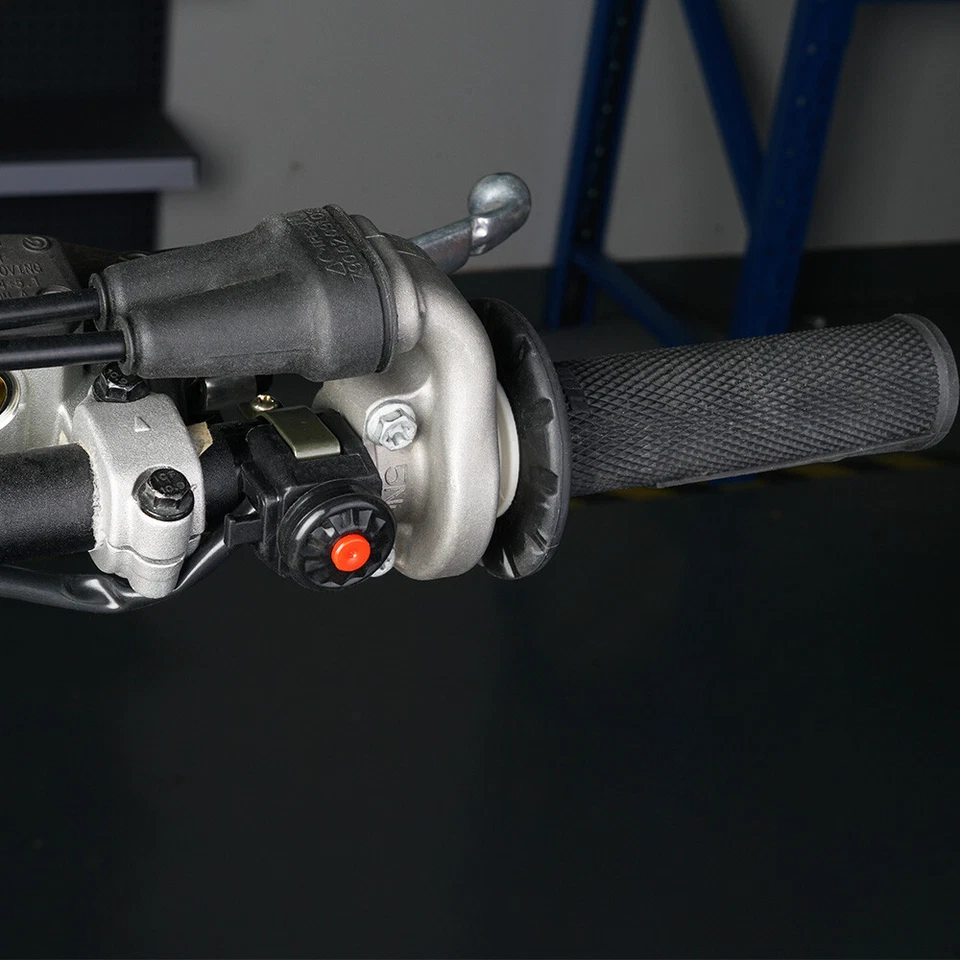 Interruptor de arranque con herrajes de montaje para Honda Yamaha Kawasaki Suzuki KTM ATV Foto 2 de 4
