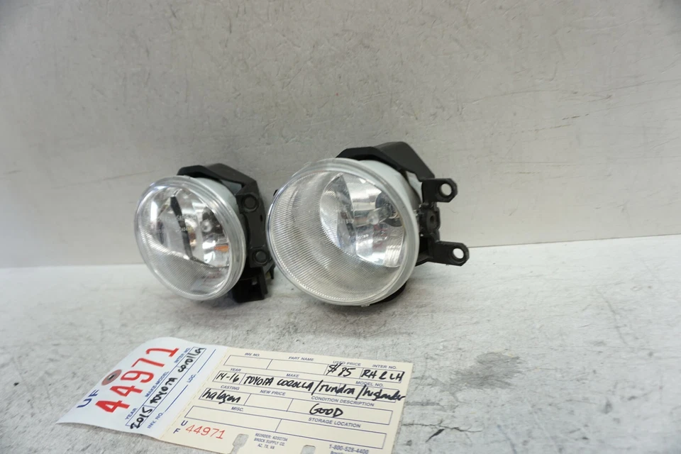 Juego de luces antiniebla izquierda y derecha Toyota Corolla Highlander Tundra 2014 2015 2016 OEM Foto 2 de 4