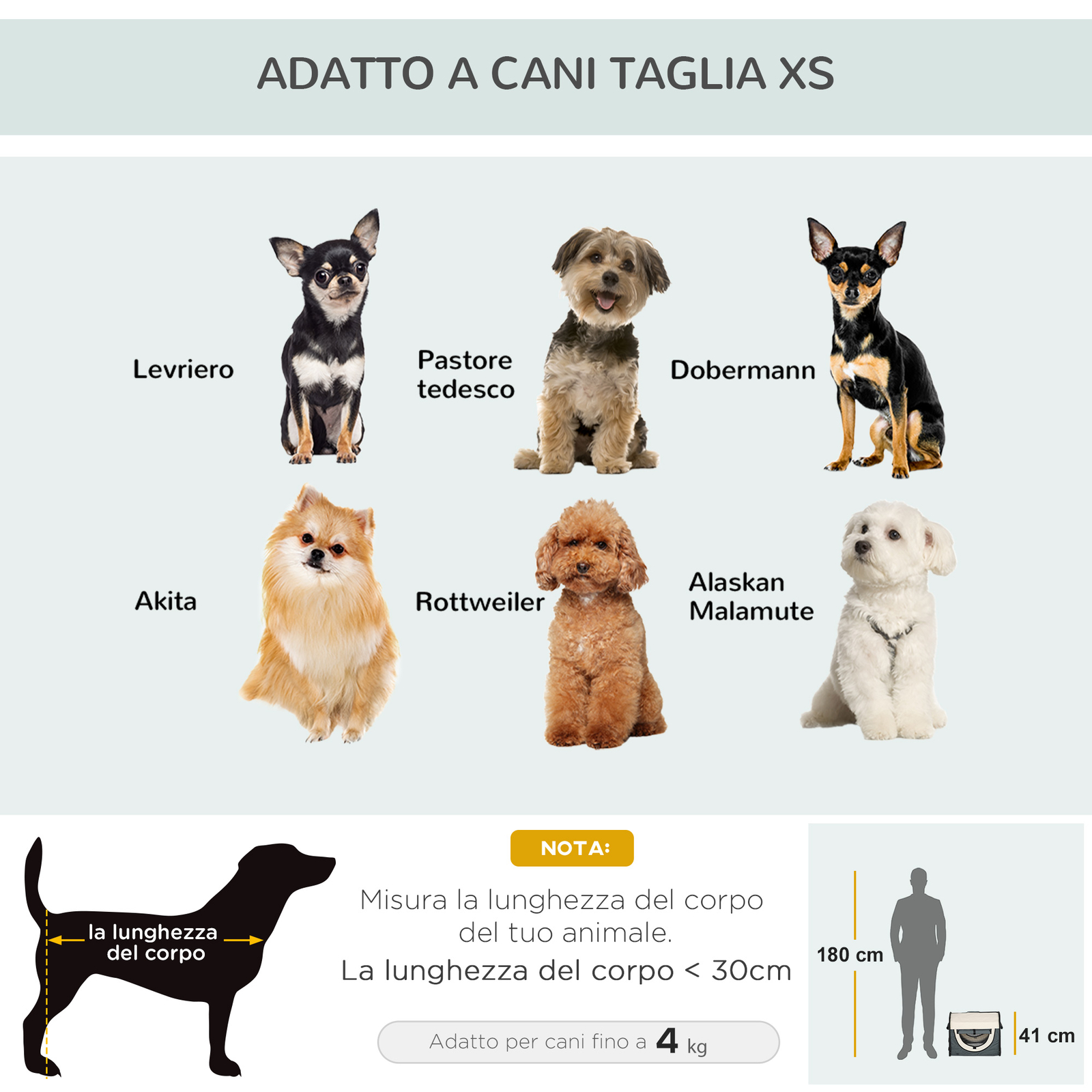PawHut Trasportino per Cani e Gatti Pieghevole in Oxford con Cuscino Rimovibile - Foto 8 di 10