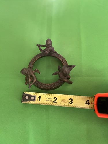 Bronze Cherub Orb Globe Stand - Picture 11 of 13
