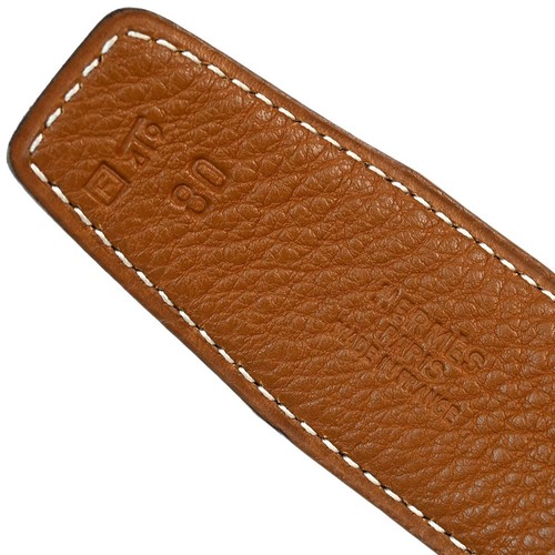 Cinturón reversible Hermes Black Box becerro Constance #80 pequeño bueno □F 49 165546 - Imagen 7 de 7