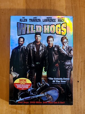 Wild Hogs 2007 DVD With Holographic Sleeve Tim Allen John