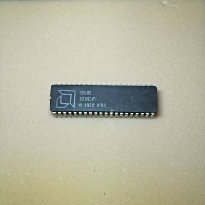 D8086 AMD 16-BIT, Microprocessor, Cramic Dip 40 pin Vintage Lot of (1) ******