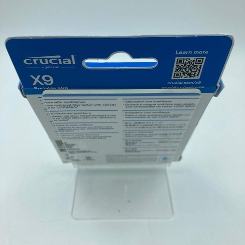 New Crucial Portable Portable SSD X9 2TB External SSD CT2000X9SSD9 - Photo 5/8