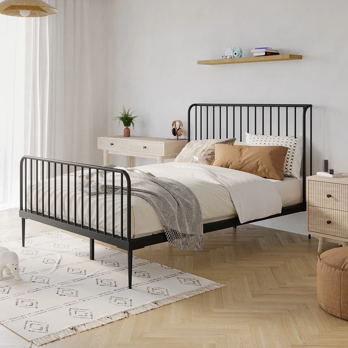 Small double sale platform bed frame