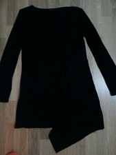 lotto 31b abito vestito donna classico sera ETHIC nero elasticizzato TG.L